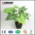 venda por atacado artificial green grapes leaf for home decoration